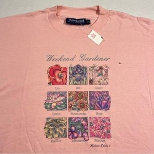 Vintage Weekend Edition T Shirt Size XL Weekend Gardner NWT!